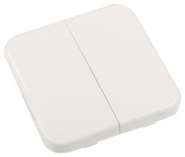 ELDAT 2 Tasten Ein/Aus RTS33-ACC-01-07P elfenbeinweiss f.Wandtaster - 4402032