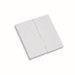 ELDAT 2 Tasten Ein/Aus RTS35-ACC-01-07P elfenbeinweiss für Wandtaster - 4402038