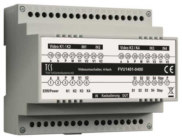 TCS Videosignalumschalter FVU1401-0400 vierfach