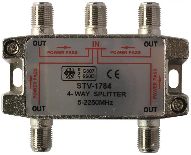 Kreiling SAT-Verteiler 4-fach STV 1784 DC 5-2250MHz Class A 11108