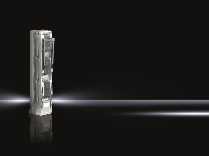 4028177705517 - Rittal NH Gr2 Sicherungs- SV 9677200 Lastschaltleiste 400A Bolzen M12 3-pol