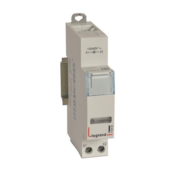 Legrand 412930 CX3 Meldeleuchte LED 1-fach farblos 110/400VAC 1TE - 4533881