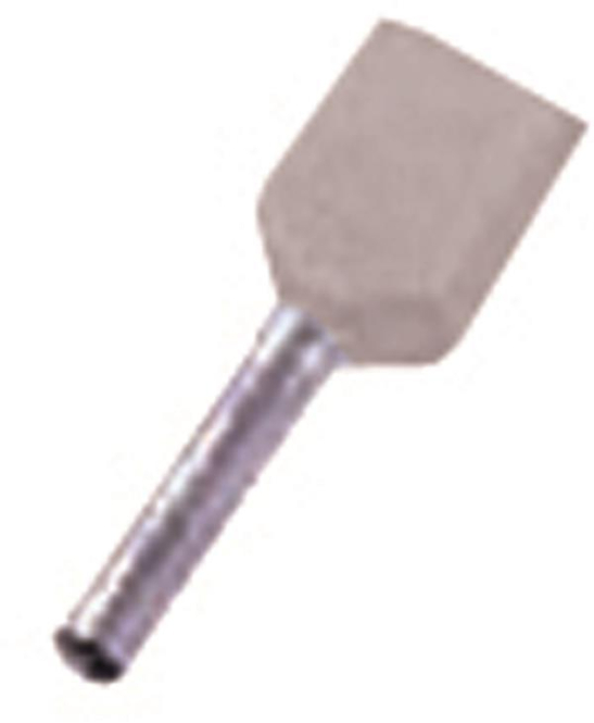 8014212202505 - Intercable Zwillings- ICIAE07510Z aderendhülse 2x075qmm 10mm grau (Inhalt 100 Stück) 8014212202505 - Intercable Zwillings- ICIAE07510Z aderendhülse 2x075qmm 10mm grau (Inhalt 100 Stück)