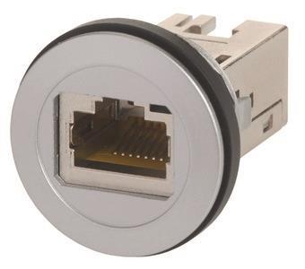 HART har-port RJ45 Koppler 09454521560 Kat.6 silber Ethernet Schnittstelle