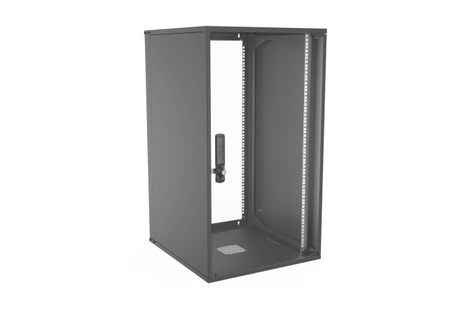 ENOC 19z Economy Wandschrank W3 21-6-S 21HE 600mm Tief schwarz 57456 Netzw.Telekomm