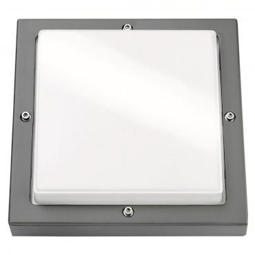 7021986231885 - SGL LED-Wandleuchte Bassi grafit 623188 10W 580lm 3K IK10 IP65 mDae 240x240mm