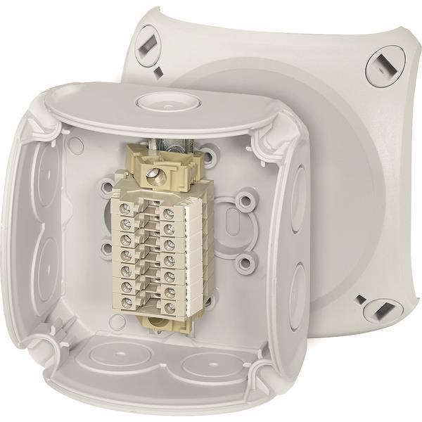 Hensel Reihenklemmenkasten RK 0207 T 1,5-2,5qmm 7 Klemmen WKM, - 4838705