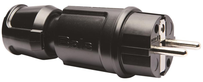 Bals Schuko Stecker schwarz 7372 MULTI-GRIP 16A 3p 250V IP44 Bals Schuko Stecker schwarz 7372 MULTI-GRIP 16A 3p 250V IP44