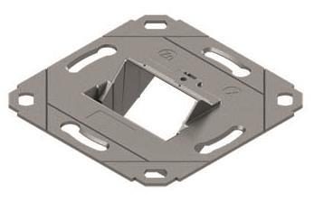 EasyLan designfähige Modulaufnahme leer ohne Zentralplatte 1 und 2 - 4954563