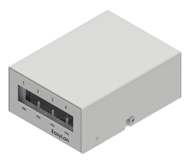 4055516000972 - EASY CKVPL0041E - preLink® fixLink® Aufbau-Consolidation Point Panel 4x Keystone