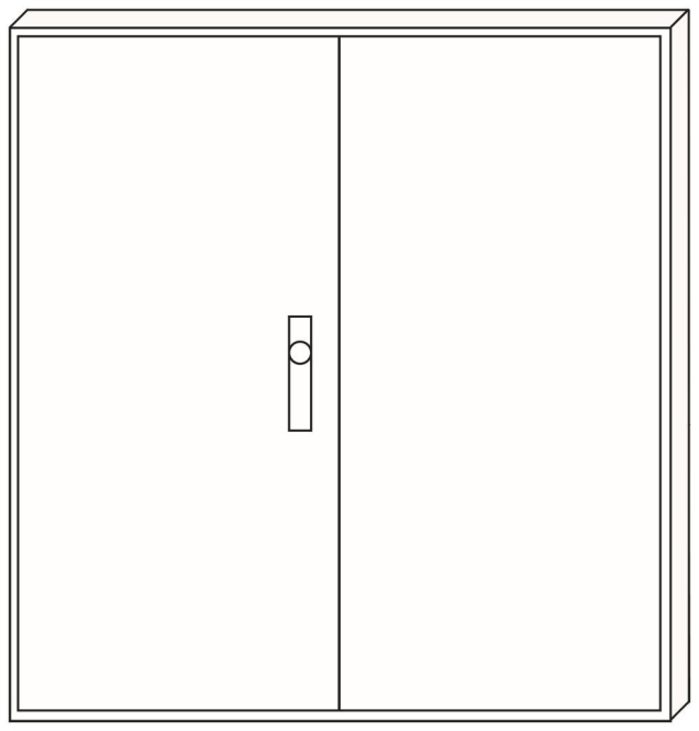f-tronic ZA114 Leergehäuse H 1100, ZA114 B 1050mm IP31 7120509