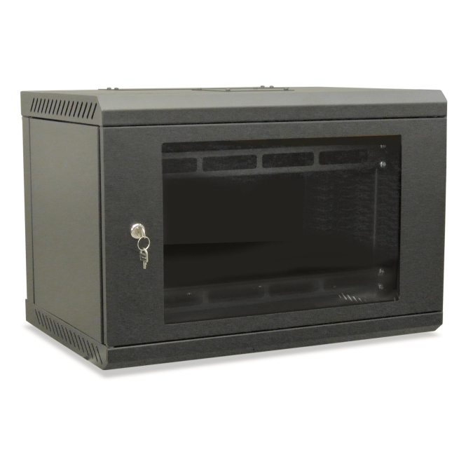 Televes Wandverteiler 19z 6HE MSR196 533106 montiert schwarz RAL 9005