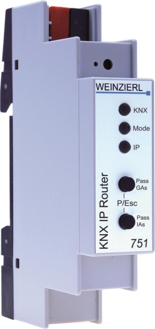 Weinzierl KNX IP Router 751 5243 Schnittstelle zw.Ethernet u.KNX-Bus
