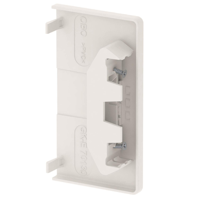 OBO GKH-E70130RW Endstück halogenfrei 70x130 PC/ABS reinweiß RAL9010 6114280 OBO GKH-E70130RW Endstück halogenfrei 70x130 PC/ABS reinweiß RAL9010 6114280