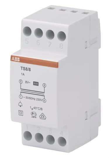 ABB Klingeltrafo 8VA 8VAC TS8/8 2CSM228665R0812 - 5371523