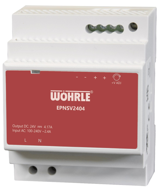 Wöhrle Netzgerät 1ph. E90-264V EPNSV2404 AC A:24VDC 4,2A Verteilereinbau