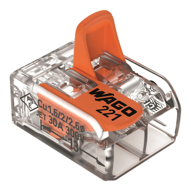 WAGO 221-612 COMPACT-Verbindungsklemme, für alle Leiterarten,max. 6 - 5515831