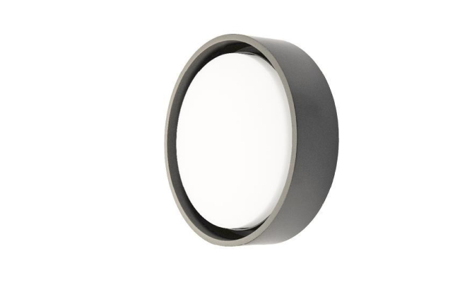 SGL Wandleuchte FRAME ROUND IP65 605061 670-900lm 3000K dim IK10 D270mm grafit