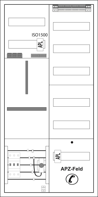 4034338920903 - f-tronic ZE106APZ-0063-TCEHZ Komplettschrank 1100x550mm 7120752