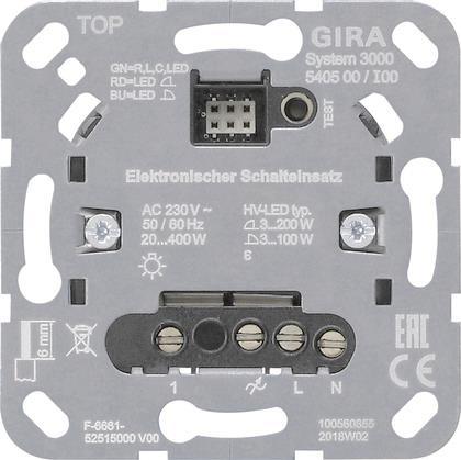 4010337048299 - GIRA 540500 S3000 elektronischer Schalteinsatz 4010337048299 - GIRA 540500 S3000 elektronischer Schalteinsatz