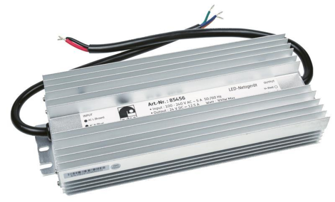 RUTEC LED Netzgerät 24V 300W IP67 85456 PFC Aktiv Blindstromkomp. 250x100x38m