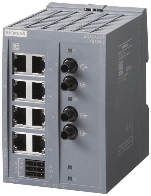 Siemens SCALANCE 6GK5108-2BB00-2AB2 XB108-2 unmanaged Switch 8x 10/100 Mbits Netzw.Telekomm