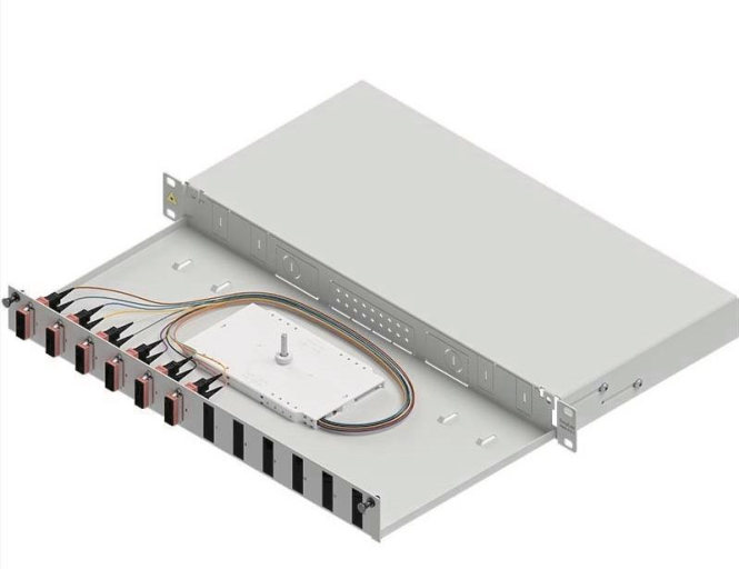 Easylan LWL-Spleißgehäuse Basic LSB1A114 1HE 6x SC-Duplex Standard OM4 ausziehbar