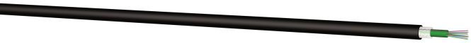 LWL Aussenkabel A-DQ(ZN)B2Y 1x24 E9 Monomode O CT D DA PE 3.0kN (Inhalt 1 Stück) Leitungen