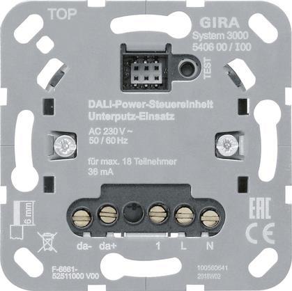 4010337048275 - GIRA 540600 S3000 DALI Power- Steuereinheit UP-Einsatz Einsatz 4010337048275 - GIRA 540600 S3000 DALI Power- Steuereinheit UP-Einsatz Einsatz