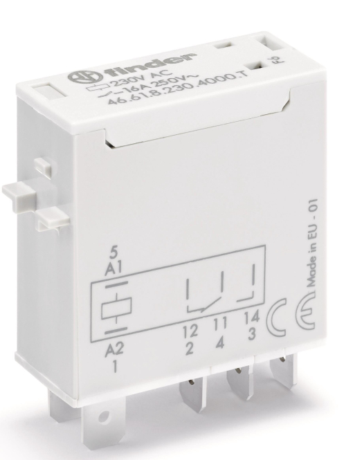Finder Industrie-Miniaturrelais 46.61.9.024.4000T 1W 16A 24VDC (Inhalt - 5714063