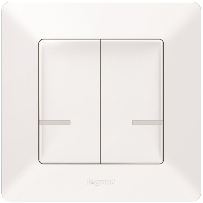 Legrand 752187 Funk Wandsender Licht 2f von Valena Life with Netatmo - 5844046