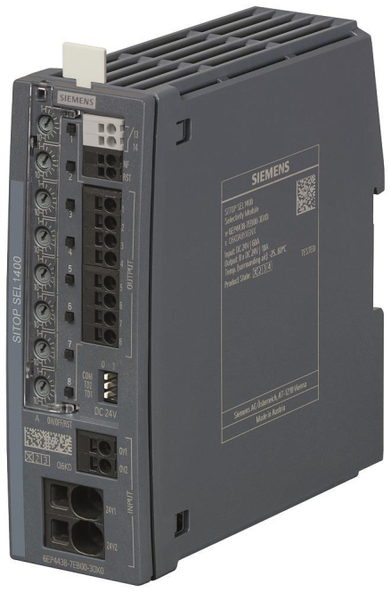 Siemens Selektiv- 6EP4438-7EB00-3DX0 itätsmodul SITOP SEL1400, DC 24 V/8 x 2 Ind-Schaltgeraete