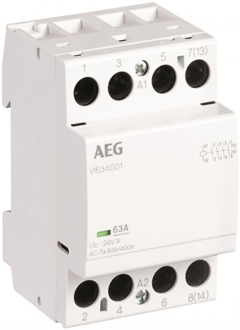 4013614554490 - AEG Installationsschütz VI634006 230V 63A 4S 0Ö 115564 4013614554490 - AEG Installationsschütz VI634006 230V 63A 4S 0Ö 115564