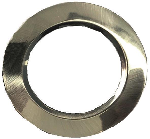4260360393501 - LTEK Dekoring für Einbaustrahler SPA-RM rund Optik Edelstahl gebürstet 4260360393501 - LTEK Dekoring für Einbaustrahler SPA-RM rund Optik Edelstahl gebürstet