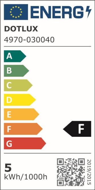 DOTLUX LED Einbaustrahler ws 4970-030040 CIRCLEminiAC 5W 3000K UGR19 DA68mm UGR19