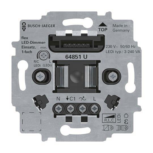 BJ LED-Tastdimmer-Einsatz flex 64851 U - 6117541