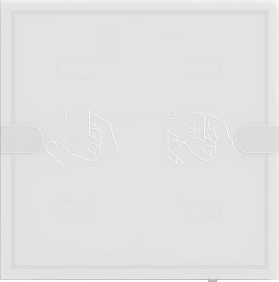 GIRA 5001003 Tastsensor4 Komfort 1fach OneKNX TS4 Weiß - 6123654