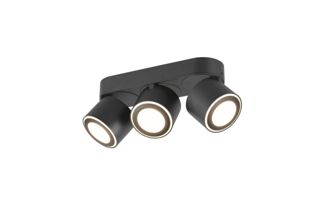 TRIO Ein-/Aufbauspot TAURUS sw 652910332 3x5W 3x450lm 3000K 273mm TRIO Ein-/Aufbauspot TAURUS sw 652910332 3x5W 3x450lm 3000K 273mm