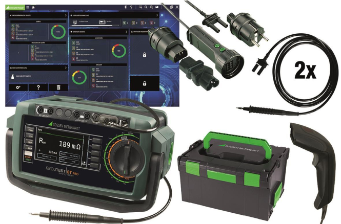 4012932133660 - Gossen Gerätetester Set SECUTEST ST PRO Profipaket EL1 SK2 L-Boxx M708B