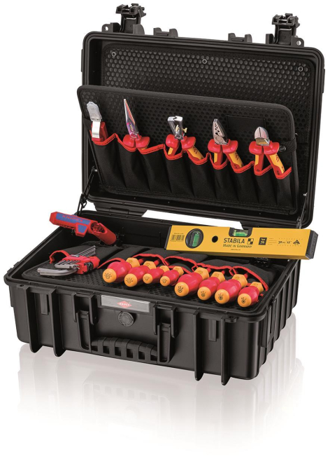 Knipex Werkzeugkoffer Robust23 Start Elektro 002134HLS2 bestückt - 6514274