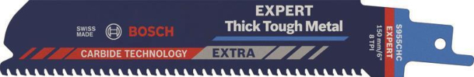 4059952534558 - 2608900365 EXPERT ‘Thick Tough Metal’ S 955 CHC Säbelsägeblatt 1 Stück Sägeblatt-Länge 150 mm 1 St 4059952534558 - 2608900365 EXPERT ‘Thick Tough Metal’ S 955 CHC Säbelsägeblatt 1 Stück Sägeblatt-Länge 150 mm 1 St