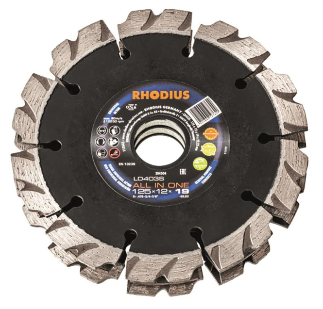 Rhodius Diamant-Trennscheiben LD403S ALL IN ONE 125x22,23 304504 - 6614916