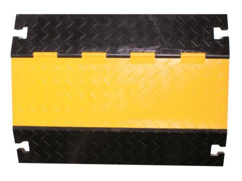Walther Kabelbrücke 4K gerade 39870045 Vollgummi schwarz/gelb LxBxH:910x590x75 Walther Kabelbrücke 4K gerade 39870045 Vollgummi schwarz/gelb LxBxH:910x590x75