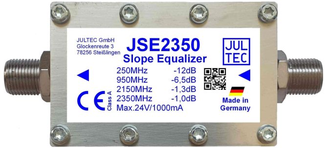 Jultec Leitungsentzerrer JSE2350 f.Breitband-SAT-ZF 1Signalpfad - 6764368