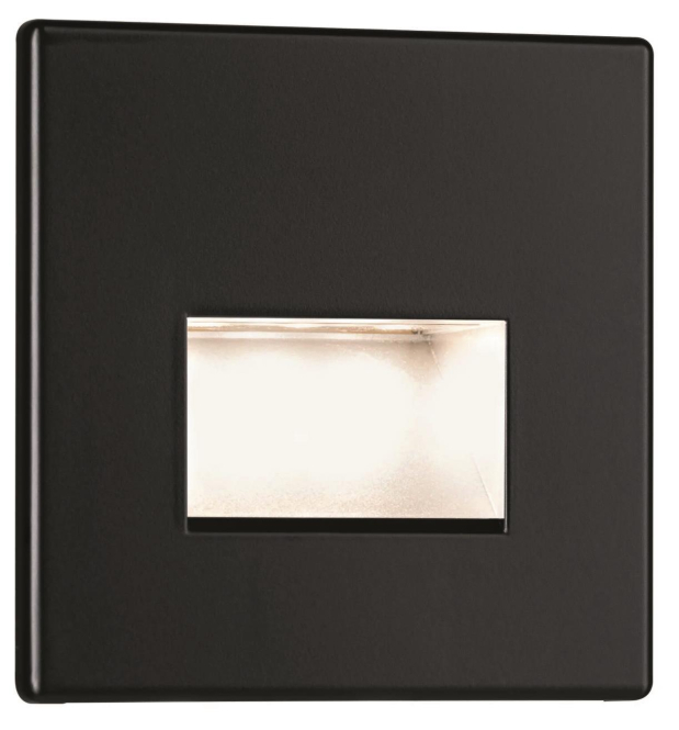 PAULM Wandeinbauleu. Edge Quadro 93094 1,2W 50lm 2700K WA55mm Schwarz PAULM Wandeinbauleu. Edge Quadro 93094 1,2W 50lm 2700K WA55mm Schwarz