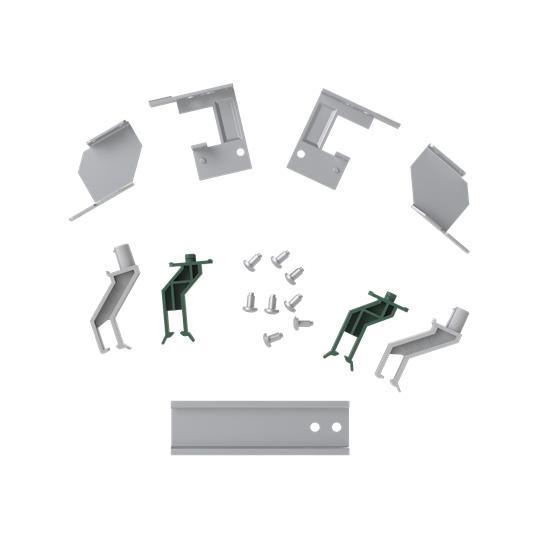 Striebel Montageset Zählerfelder TZ634 Comfortline zum Einbau 2CPX011000R9999