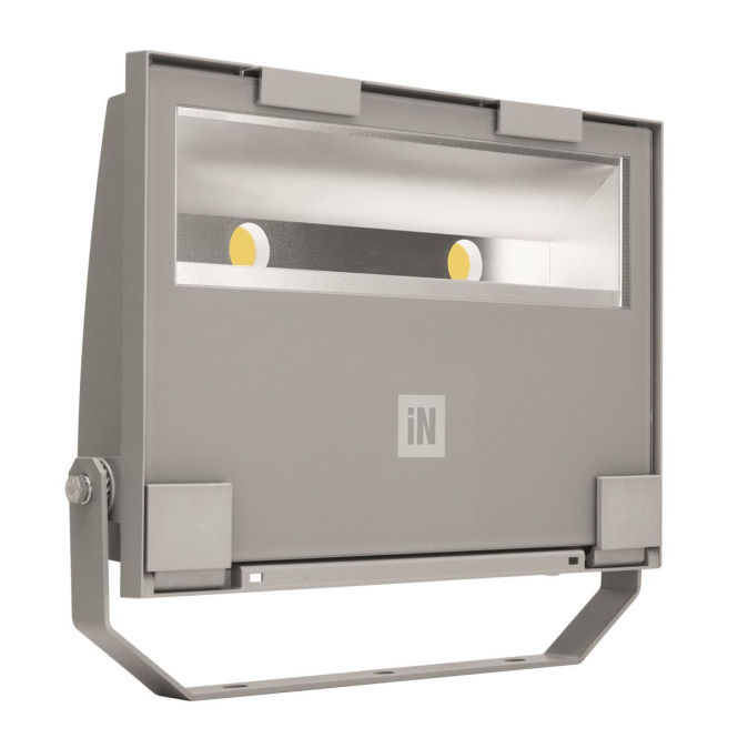 8018367721959 - PIL LED-Fluter Guell 2A W 3000K 3115126 74W 9600lm asym IP66 silber 80000h