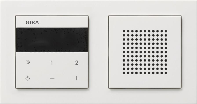 4010337107774 - GIRA 232029 UP-Radio IP Lautsprecher+ Rahmen E2 Reinweiß glänzend 4010337107774 - GIRA 232029 UP-Radio IP Lautsprecher+ Rahmen E2 Reinweiß glänzend