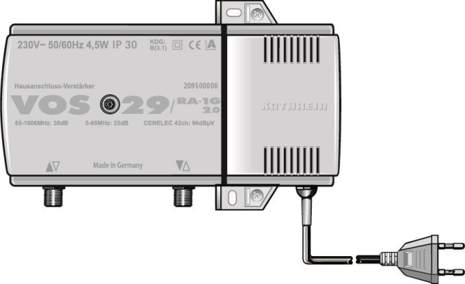 KATH Hausanschluss- VOS 29/RA-1G 2.0 a/p - 6916300