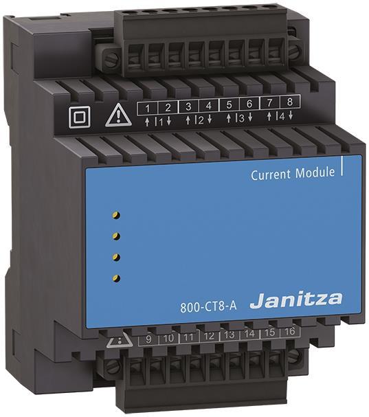 Janitza Mehrkanaliges Modul 800-CT8-A Strommessmodul für Betriebsstrom 5231230 Janitza Mehrkanaliges Modul 800-CT8-A Strommessmodul für Betriebsstrom 5231230